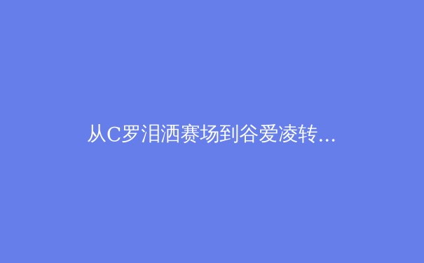 从C罗泪洒赛场到谷爱凌转型：当代体育明星价值重构的深度观察 - 3